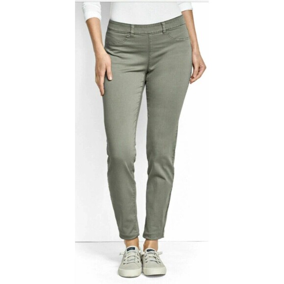 Orvis Women's Size 4  All-Day Stretch Twill Ankle Olive Green Mid Rise Pants - Picture 1 of 8